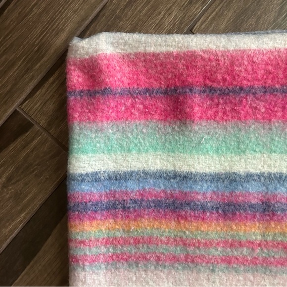 Free People Skye Stripe Fringe Throw Blanket - Picture 6 of 8